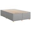 vidaXL Boxspring posteľ s matracom bledosiv&aacute; 120x200 cm l&aacute;tka