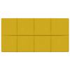 vidaXL N&aacute;stenn&yacute; čeln&iacute;k 12 pcs Žlt&aacute; 60 x 30 cm Zamat