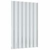 vidaXL Stre&scaron;n&eacute; panely 36 ks pozinkovan&aacute; oceľ strieborn&eacute; 60x36 cm