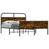 vidaXL Posteľn&yacute; r&aacute;m bez matraca 120x200 cm dub sonoma kompozitn&eacute; drevo