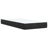 vidaXL Posteľný rám boxspring s matracom čierny 90x200 cm zamat