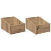 vidaXL Box na LP platne 2 ks Dub artisan 23 x 33 x 16 cm
