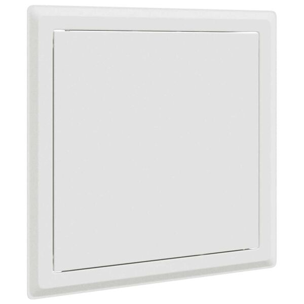 vidaXL Access Panel 2 pcs Biela 20 x 20 cm Oceľ