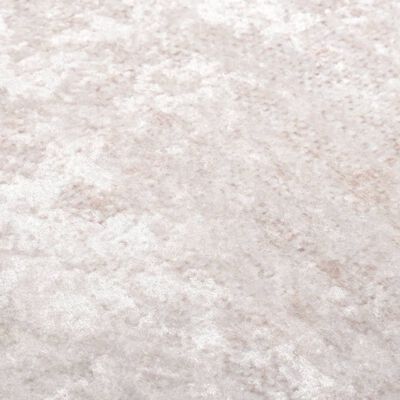 vidaXL Prateľný koberec 120x180 cm bledobéžový protišmykový