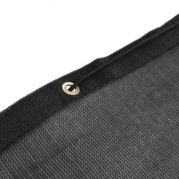 vidaXL Sieť na kontajner čierna 3x6 m HDPE