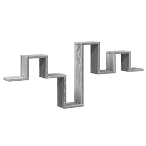 vidaXL N&aacute;stenn&aacute; polica siv&aacute; sonoma 104,5x10x43 cm kompozitn&eacute; drevo