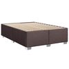 vidaXL Boxspring posteľ s matracom tmavohned&aacute; 140x190 cm l&aacute;tka
