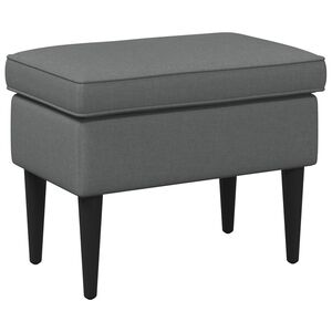 vidaXL Taburetka Tmavosiv&aacute; 55 x 35 x 41 cm L&aacute;tka