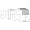 vidaXL Kurn&iacute;k proti stene Strieborn&aacute; 1000 x 100 x 215 cm