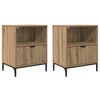 vidaXL Nočn&yacute; stol&iacute;k 2 pcs dub artisan 49 x 36 x 61 cm Kompozitn&eacute; drevo