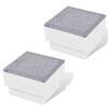 Podlahov&eacute; LED svetl&aacute; 100 x 100 x 68 mm 2 ks