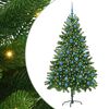 vidaXL Vianočn&yacute; stromček s 300 LED-i so stojanom Zelen&aacute; 180 cm PE