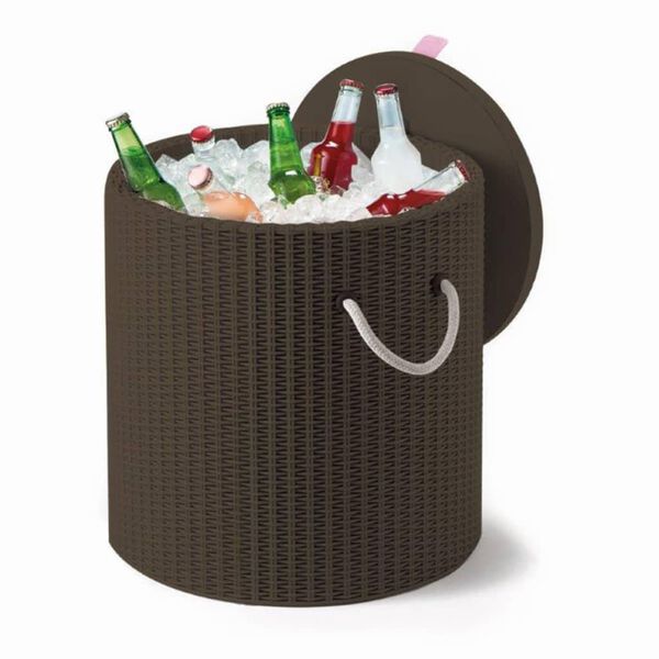 Keter Chladiaca stolička s lanov&yacute;mi u&scaron;kami, sivohned&aacute; 219430