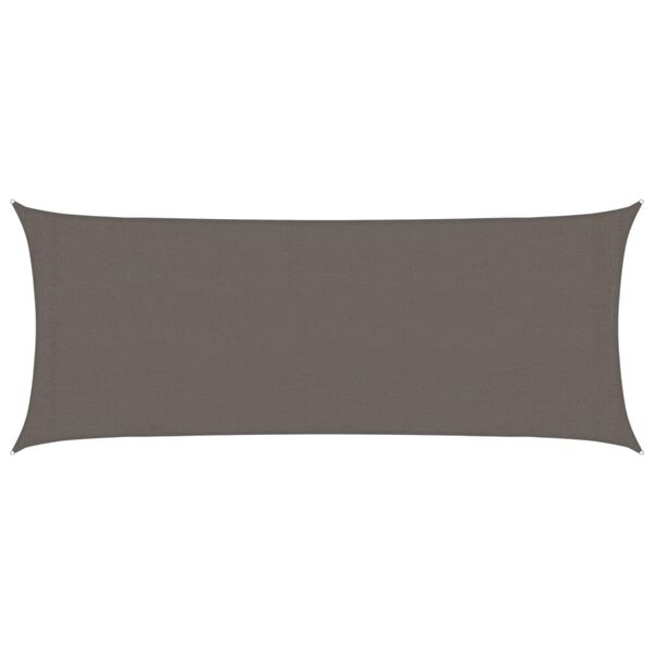 vidaXL Tieniaca plachta 160 g/m², antracitová 2x5 m, HDPE