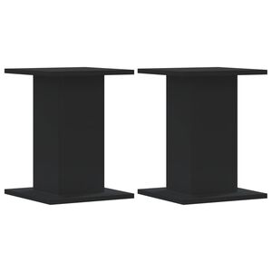 vidaXL Stojany na rastliny 2 ks čierne 30x30x40 cm kompozitn&eacute; drevo