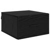 vidaXL Nočn&yacute; stol&iacute;k Čierny dub 35 x 35 x 20 cm Kompozitn&eacute; drevo