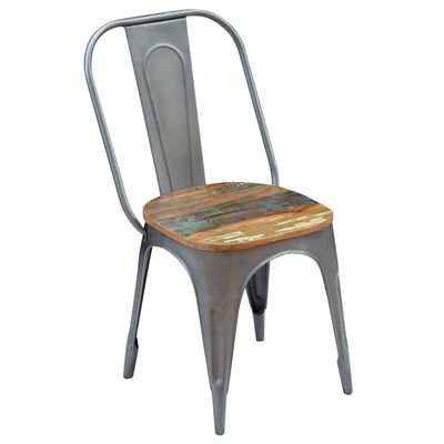 vidaXL Jedálenské stoličky 2 ks recyklované drevo