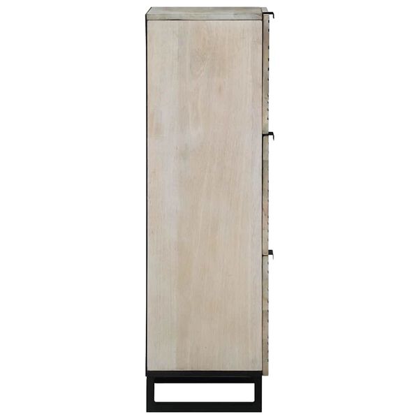 vidaXL Skriňov&eacute; a reg&aacute;lov&eacute; syst&eacute;my na m&eacute;di&aacute; Biela a čierna