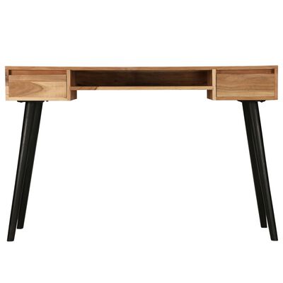 vidaXL Písací stôl, masívne akáciové drevo 118x45x76 cm