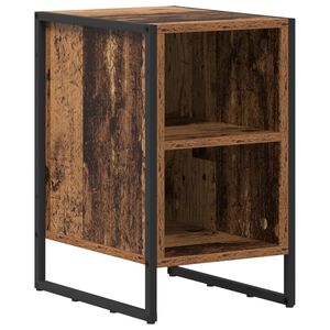 vidaXL Nočn&yacute; stol&iacute;k Star&eacute; drevo 39.5 x 30 x 50 cm Kompozitn&eacute; drevo