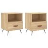vidaXL Nočn&eacute; stol&iacute;ky 2 ks dub sonoma 40x35x47,5 cm kompozitn&eacute; drevo