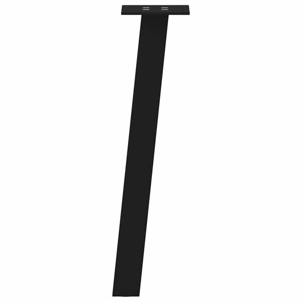 vidaXL Nohy konferenčného stolíka 4 ks čierne 30 cm oceľové