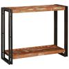 vidaXL Konzolov&yacute; st&ocirc;l 90 x 33 x 75 cm Mas&iacute;vne obnoven&eacute; drevo