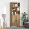 vidaXL Highboard Remeseln&yacute; dub 69,5 x 34 x 180 cm