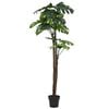 vidaXL Umel&aacute; rastlina, monstera s kvetin&aacute;čom 170 cm, zelen&aacute;