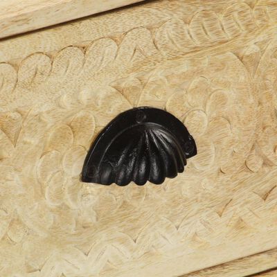 vidaXL Zásuvková skrinka z mangovníkového dreva 60x30x75 cm
