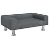 vidaXL Pelech pre psa tmavosiv&yacute; 70x45x26,5 cm zamat