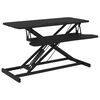 VidaXL Nastaviteľn&yacute; pracovn&yacute; st&ocirc;l 90x40x(13-50) cm oceľ a sprac. drevo