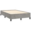 vidaXL Boxspring posteľ s matracom bledosiv&aacute; 120x190 cm zamat