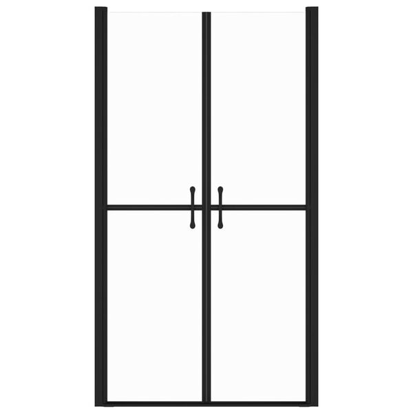 vidaXL Sprchové dvere priehľadné ESG (78-81)x190 cm