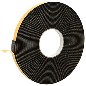 vidaXL Samolepiaca penov&aacute; p&aacute;ska 10 ks Čierna 20mm x 10m CR Pena