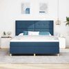 vidaXL Posteľ Box Spring s matracmi Modr&aacute; 180 x 200 cm l&aacute;tka