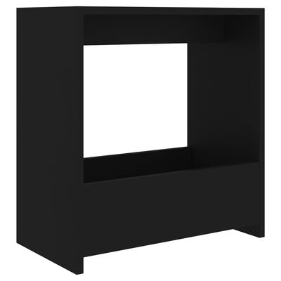 vidaXL Príručný stolík, čierny 50x26x50 cm, kompozitné drevo