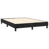 vidaXL Posteľn&yacute; r&aacute;m boxspring s matracom čierny 140x190 cm zamat