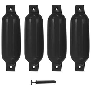 vidaXL Lodn&yacute; n&aacute;razn&iacute;k 4 ks, čierny 41x11,5 cm, PVC