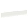 vidaXL Obrubn&iacute;k tr&aacute;vnika 30 ks 102 x 15 x 4 cm Oceľ Biela