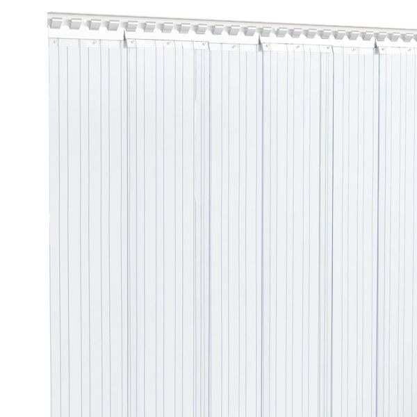 vidaXL Z&aacute;ves do dver&iacute; priehľadn&yacute; 200 mm x 1,6 mm 50 m PVC