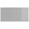 vidaXL Kuchynsk&yacute; backsplash 2 pcs Svetlosiv&aacute; 120 x 60 cm tvrden&eacute; sklo