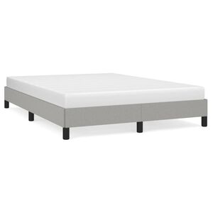 vidaXL Posteľ bez matraca bledosiv&yacute; 140x200 cm l&aacute;tka