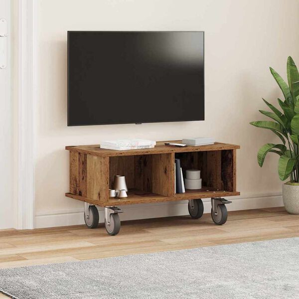 vidaXL TV stol&iacute;k Star&eacute; drevo 68,5 x 35 x 35 cm Kompozitn&eacute; drevo