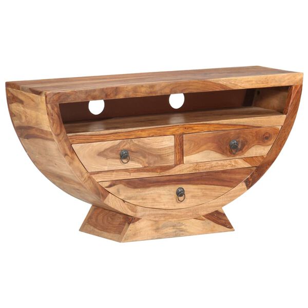 vidaXL TV stolík zo akáciaového dreva 100x30x40 cm