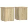 vidaXL Stojany na rastliny 2 ks dub sonoma 15x15x20cm kompozitn&eacute; drevo