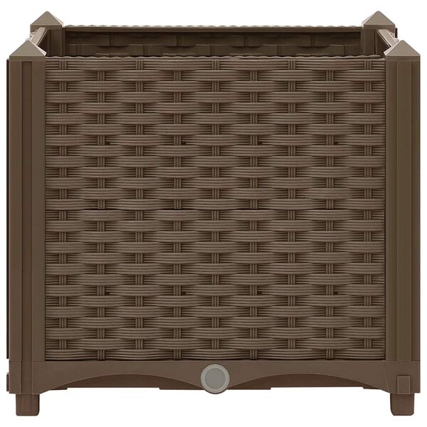 vidaXL Vyvýšený záhon 40x40x38 cm polypropylén