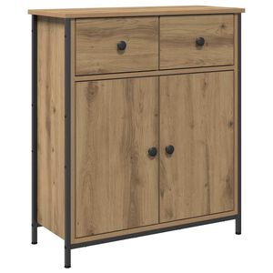 vidaXL Komoda dub artisan 70x30x80 cm kompozitn&eacute; drevo