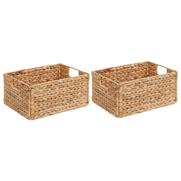 vidaXL &Uacute;ložn&eacute; ko&scaron;&iacute;ky 2 pcs Pr&iacute;rodn&aacute; 35 x 25 x 17 cm Vodn&yacute; hyacint