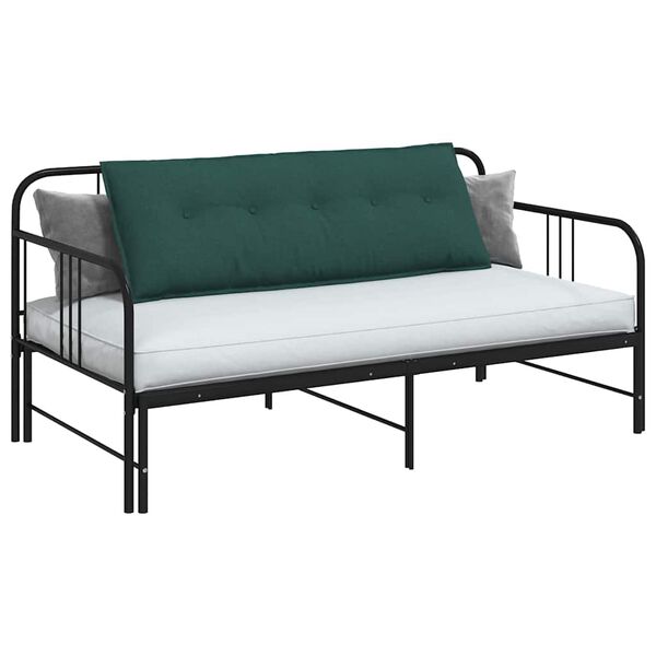 vidaXL Podu&scaron;ka na chrb&aacute;t Tmavozelen&aacute; 140 x 19 x 50 cm l&aacute;tka